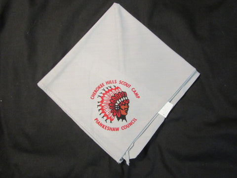 Cherokee Hills Scout Camp Gray Neckerchief