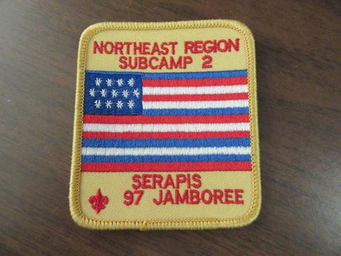 1997 National Jamboree Northeast Region Subcamp 2 Serapis Patch