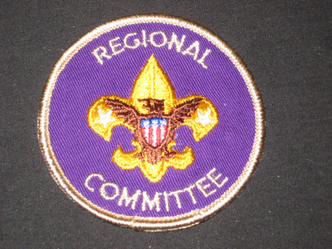 Regional Committee 1970 Prototype Pocket Patch