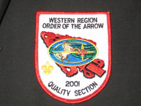 Western Region OA 2001 Quality Section Patch