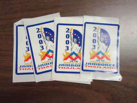 2003 World Jamboree Lot of 7 Stick-ons