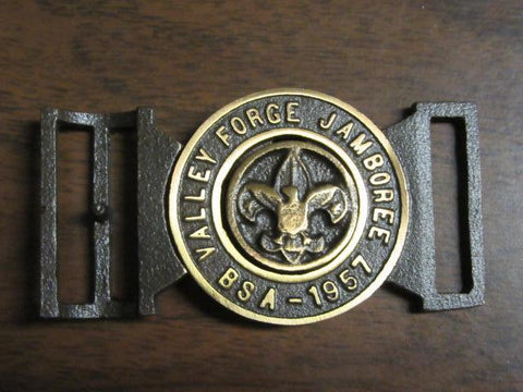 1957 National Jamboree Max Silber Belt Buckle