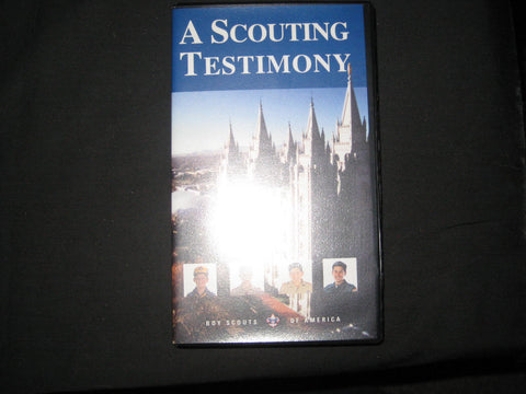 A Scouting Testimony, Using Scouting in the LDS Church VHS Tape