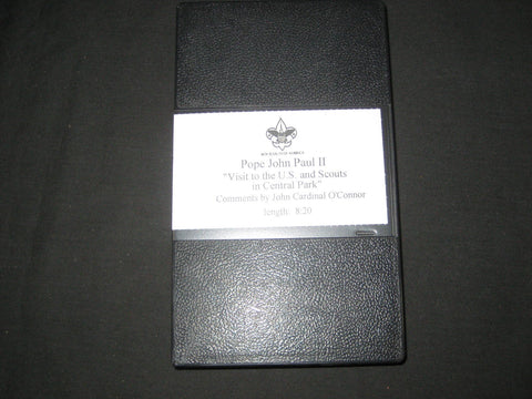 Pope John Paul II Visit to the U.S. and Scouts in Central Park VHS Tape