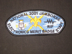 2001 National Jamboree Electronics Merit Badge Staff JSP - the carolina trader