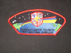 Transatlantic Council 1997 National Jamboree Red Border JSP - the carolina trader