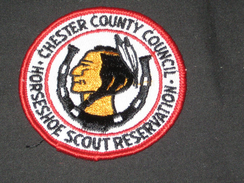 Horseshoe Scout Reservation White Twill Patch