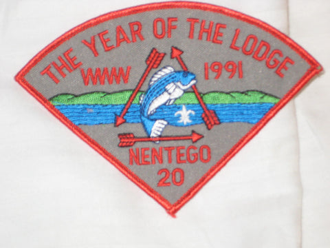 Nentego 20 p1, 1991 Year of the Lodge Patch