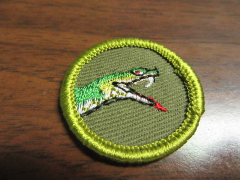 Reptile Study Twill Merit Badge