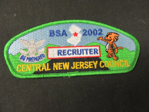 Central New Jersey sa12 2002 Recruiter CSP