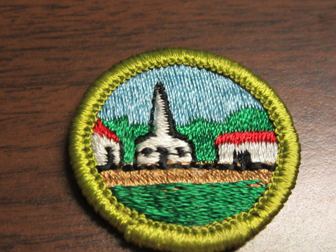 Citizenship in the Community Solid Cloth Back Merit Badge