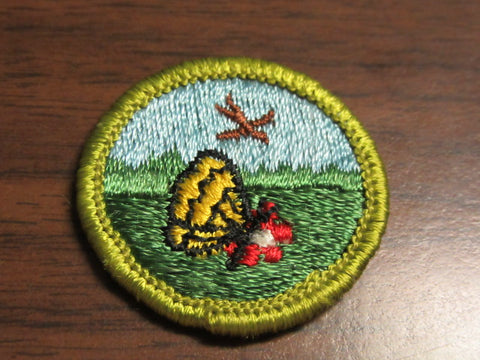 Nature Solid Cloth Back Merit Badge
