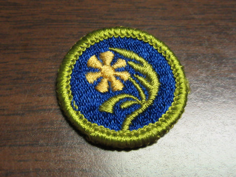 Botany Solid Cloth Back Merit Badge