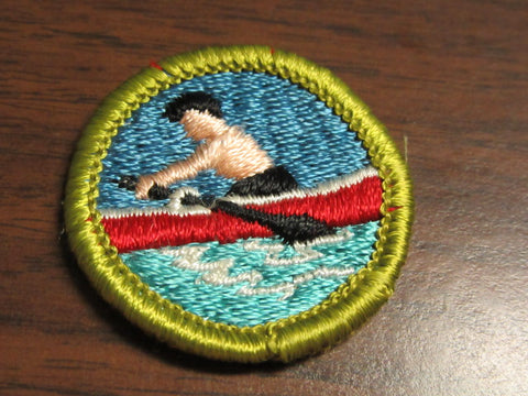 Rowing Solid Cloth Back Merit Badge