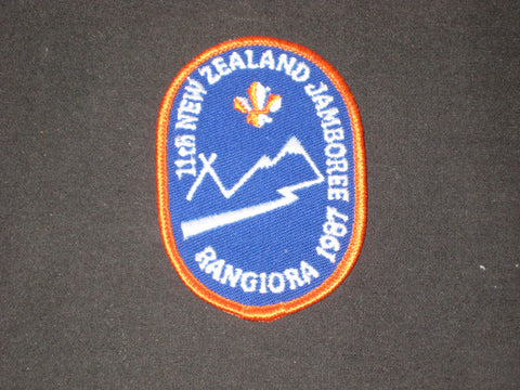 1987 11th New Zealand Jamboree Rangiora Patch