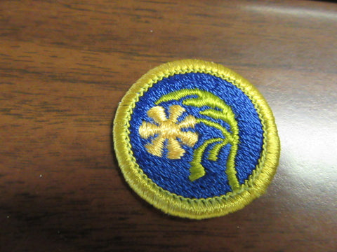 Botany Yellow Border Waffle Back Merit Badge