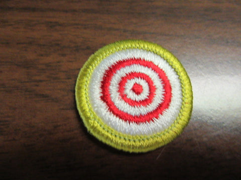 Rifle & Shotgun Shooting  Clear Waffle Back Merit Badge