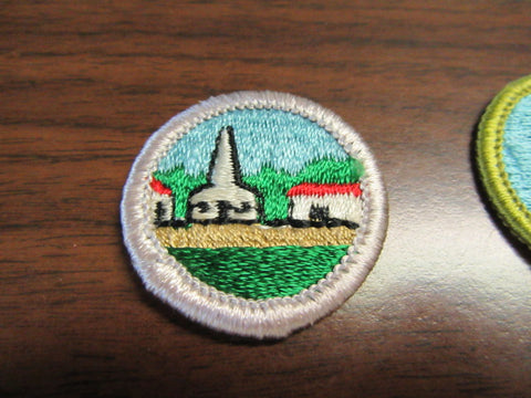 Citizenship in the Community Clear Waffle Back Merit Badge