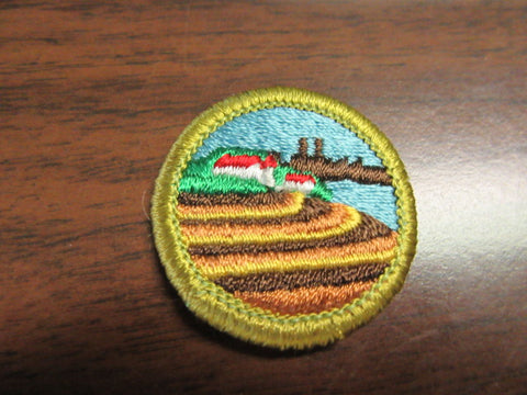 Soil and Water Conservation Clear Waffle Back Merit Badge