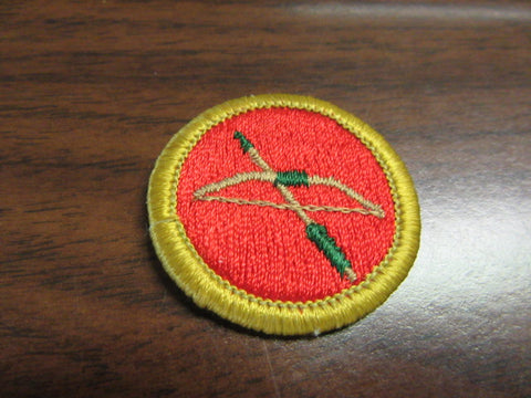 Archery Clear Waffle Back Merit Badge