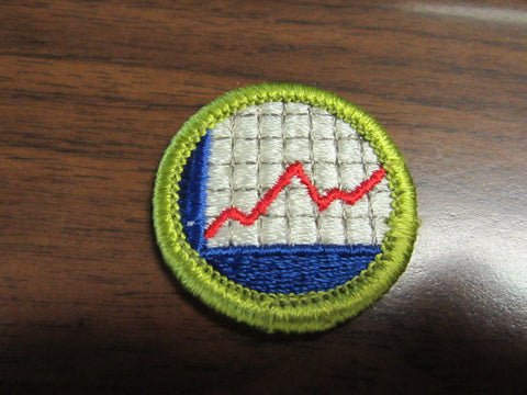American Business Clear Waffle Back Merit Badge
