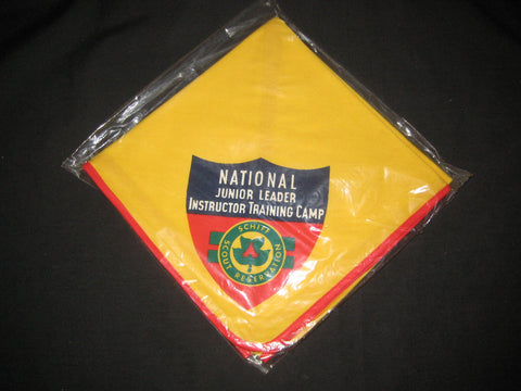 Schiff Scout Reservation Junior Leader Training Camp Neckerchief, ribbon border