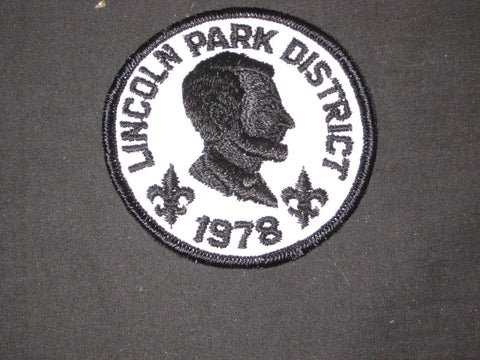 Lincoln Park District 1978 Patch
