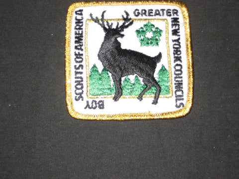 Greater New York Councils Rectangle Council Patch, deer