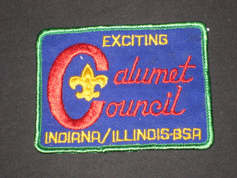 Calumet Council large C design Council Patch