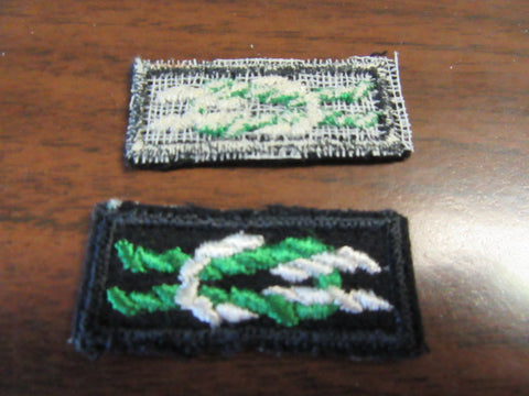 Scouters Key Award Knot, Blue Felt Background gauze back