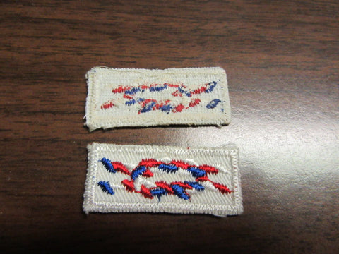 Eagle Award Knot on White gauze back