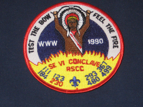 SE-6 1990 Conclave pocket patch