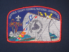 Fairfield County Council 1989 National Jamboree JSP with red border-the carolina trader