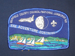 Fairfield County Council 1989 National Jamboree JSP with blue bdr.-the carolina trader