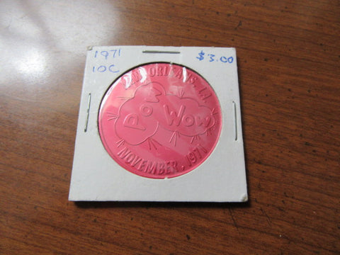 New Orleans BSA Pow Wow 1971 Pink Coin