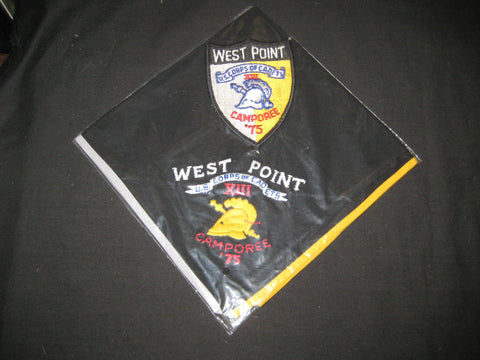 West Point 1975 Camporee Neckerchief and Pocket Patch