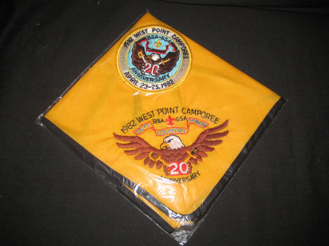 West Point 1982 Camporee Neckerchief and Pocket Patch