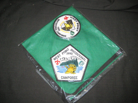 West Point 1990 Camporee Neckerchief and Pocket Patch