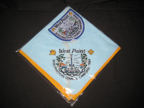 West Point 1984 Camporee Neckerchief and Pocket Patch