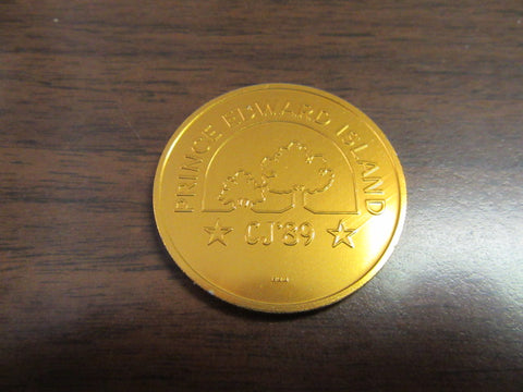 1989 BSA National Jamboree & CJ '89 Canada Jamboree Gold Coin
