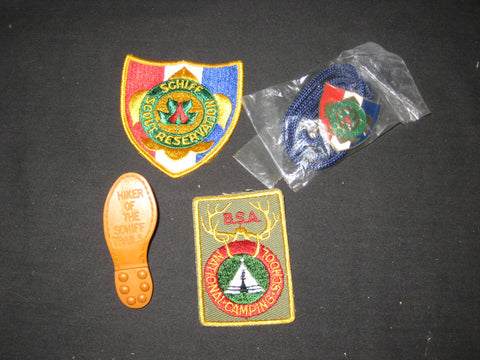 Schiff Scout Reservation, New Jersey Items with National Camping School Patch