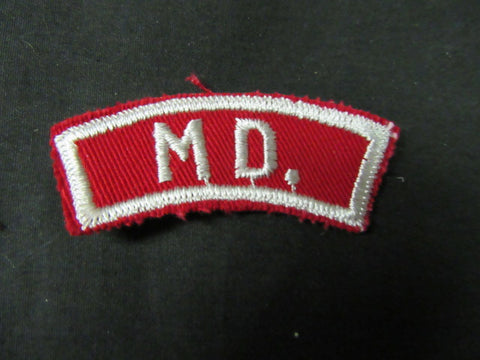 MD. Maryland Red and White State Strip