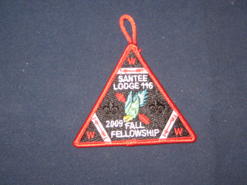 Santee 116 ex2009-5 2009 Fall Fellowship patch