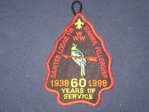 Santee 116 eA1998-2 60 Years of Service patch