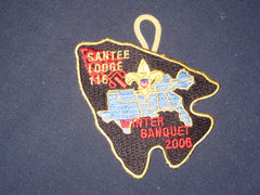 Santee Lodge ex2006-1 Winter Banquet patch-the carolina trader