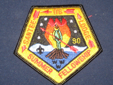 Santee 116 ex1990-2 Summer Fellowship patch
