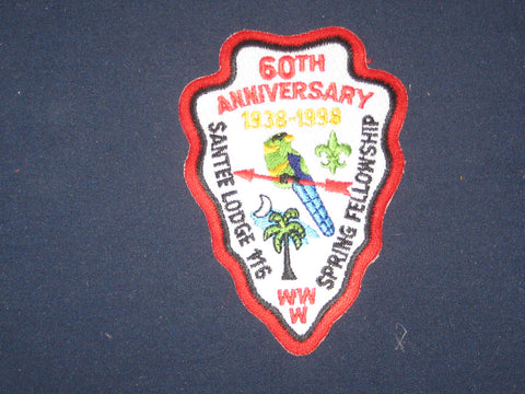 Santee 116 eA1998-1 Spring Fellowship patch