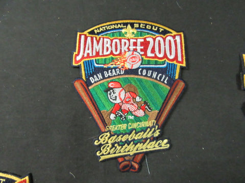 Dan Beard Council 2001 National Jamboree Cincinnati Reds Patch