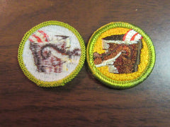 Metals Engineering Merit Badge Clear Waffle Plastic Back Merit Badge