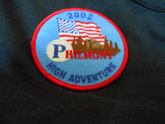 2002 Philmont High Adventure Pocket Patch